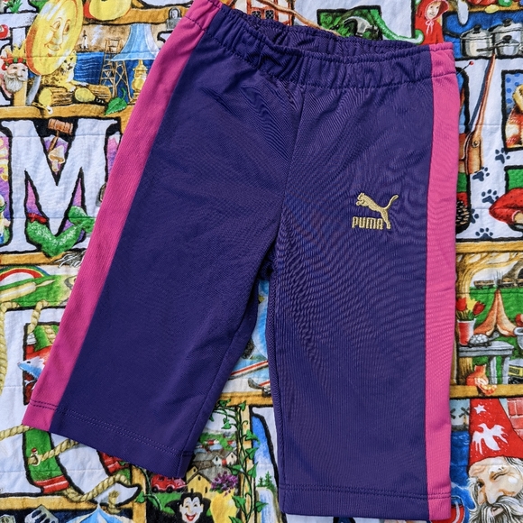 Pink and Purple Baby Tracksuit Set with Gold Embroidery - Picture 6 of 8